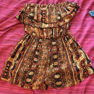 Off the shoulder romper